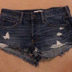 Low Rise Hollister Jean Shorts